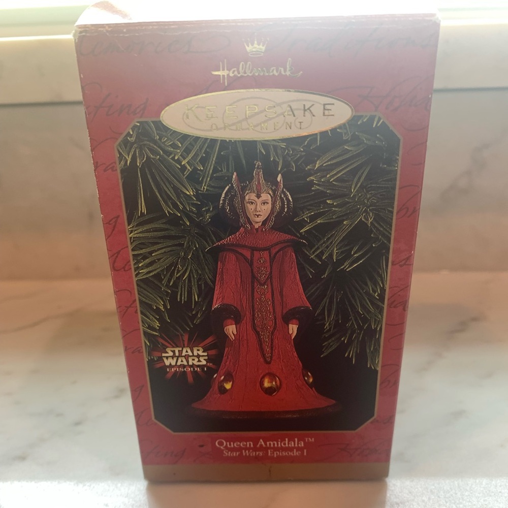 Star Wars Queen Amidala  episode one Christmas ornament